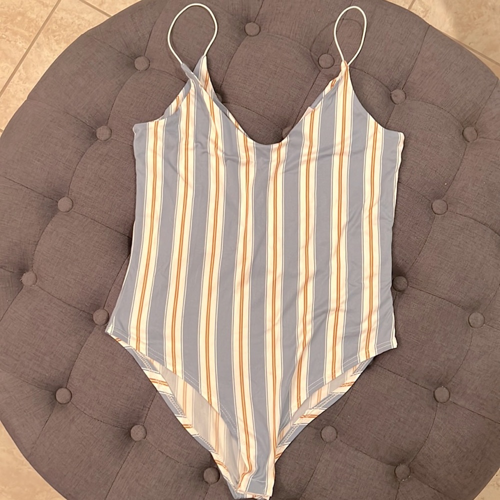 Gaze Striped Body Suit